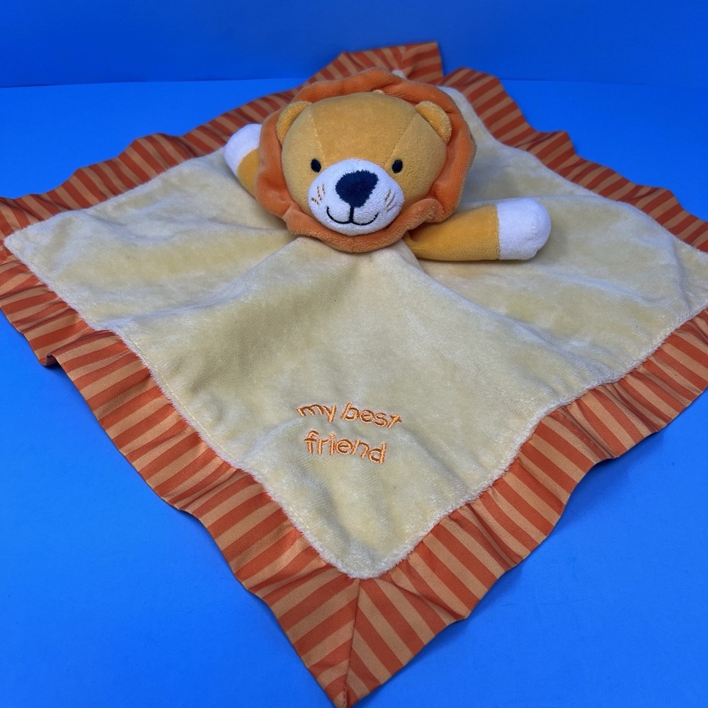 Garanimals Lion Lovey One Size Yellow Orange Rattle My Best Friend 86652